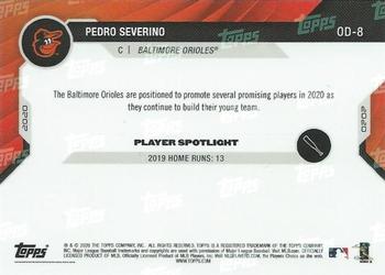 2020 Topps Now Road to Opening Day Baltimore Orioles #OD-8 Pedro Severino Back