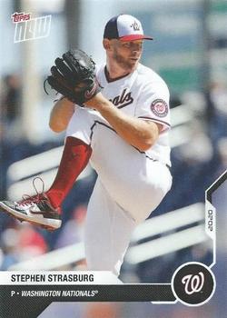2020 Topps Now Road to Opening Day Washington Nationals #OD-295 Stephen Strasburg Front
