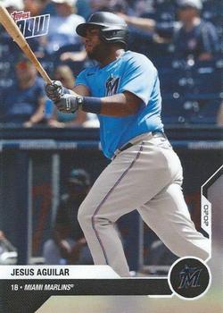2020 Topps Now Road to Opening Day Miami Marlins #OD-245 Jesus Aguilar Front