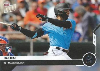 2020 Topps Now Road to Opening Day Miami Marlins #OD-246 Isan Diaz Front