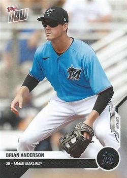 2020 Topps Now Road to Opening Day Miami Marlins #OD-251 Brian Anderson Front