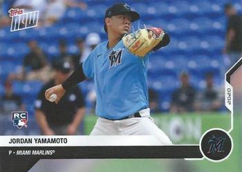 2020 Topps Now Road to Opening Day Miami Marlins #OD-252 Jordan Yamamoto Front