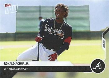 2020 Topps Now Road to Opening Day Atlanta Braves #OD-226 Ronald Acuna Jr. Front