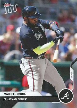 2020 Topps Now Road to Opening Day Atlanta Braves #OD-230 Marcell Ozuna Front