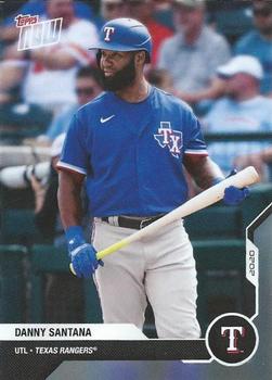 2020 Topps Now Road to Opening Day Texas Rangers #OD-215 Danny Santana Front