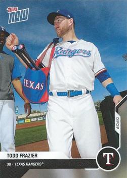 2020 Topps Now Road to Opening Day Texas Rangers #OD-216 Todd Frazier Front