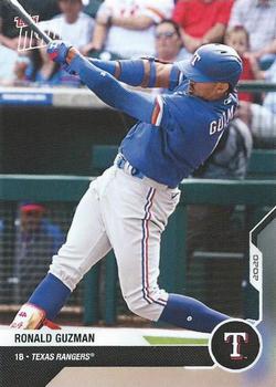 2020 Topps Now Road to Opening Day Texas Rangers #OD-217 Ronald Guzman Front