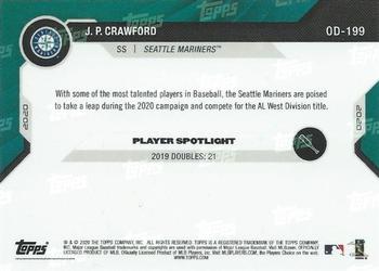 2020 Topps Now Road to Opening Day Seattle Mariners #OD-199 J.P. Crawford Back