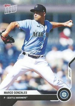 2020 Topps Now Road to Opening Day Seattle Mariners #OD-203 Marco Gonzales Front