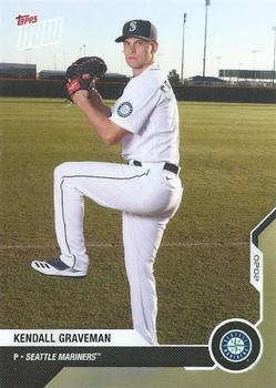 2020 Topps Now Road to Opening Day Seattle Mariners #OD-210 Kendall Graveman Front