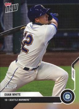 2020 Topps Now Road to Opening Day Seattle Mariners #OD-EW Evan White Front