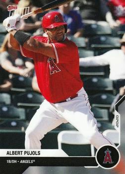 2020 Topps Now Road to Opening Day Los Angeles Angels #OD-171 Albert Pujols Front