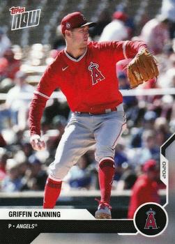 2020 Topps Now Road to Opening Day Los Angeles Angels #OD-174 Griffin Canning Front