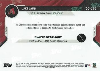 2020 Topps Now Road to Opening Day Arizona Diamondbacks #OD-380 Jake Lamb Back