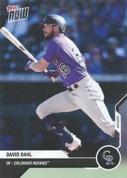 2020 Topps Now Road to Opening Day Colorado Rockies #OD-391 David Dahl Front