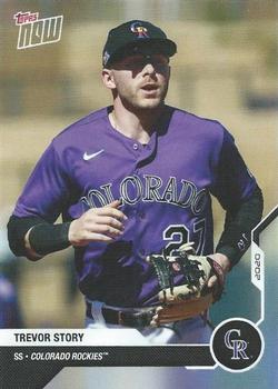 2020 Topps Now Road to Opening Day Colorado Rockies #OD-394 Trevor Story Front