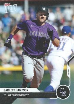2020 Topps Now Road to Opening Day Colorado Rockies #OD-396 Garrett Hampson Front