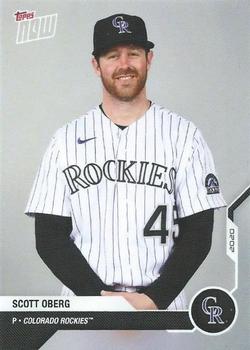 2020 Topps Now Road to Opening Day Colorado Rockies #OD-399 Scott Oberg Front