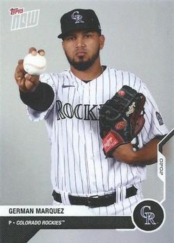 2020 Topps Now Road to Opening Day Colorado Rockies #OD-400 German Marquez Front