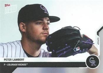 2020 Topps Now Road to Opening Day Colorado Rockies #OD-401 Peter Lambert Front