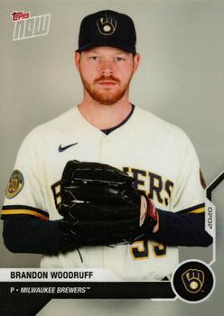 2020 Topps Now Road to Opening Day Milwaukee Brewers #OD-339 Brandon Woodruff Front