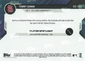 2020 Topps Now Road to Opening Day St. Louis Cardinals #OD-365 Tommy Edman Back