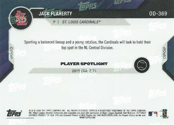 2020 Topps Now Road to Opening Day St. Louis Cardinals #OD-369 Jack Flaherty Back