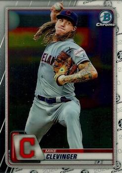 2020 Bowman Chrome #70 Mike Clevinger Front