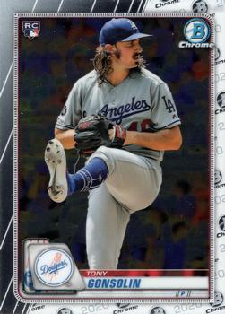 2020 Bowman Chrome #74 Tony Gonsolin Front