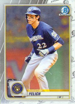 2020 Bowman Chrome #76 Christian Yelich Front