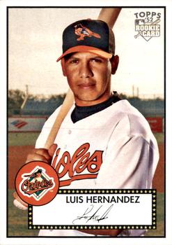 2007 Topps Rookie 1952 Edition - Black Back #3 Luis Hernandez Front