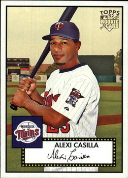 2007 Topps Rookie 1952 Edition - Black Back #37 Alexi Casilla Front