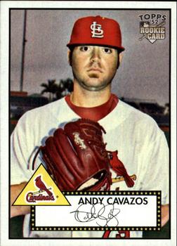 2007 Topps Rookie 1952 Edition - Black Back #56 Andy Cavazos Front