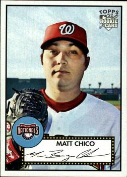 2007 Topps Rookie 1952 Edition - Black Back #115 Matt Chico Front