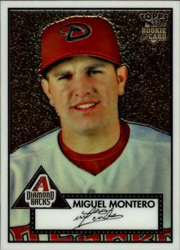 2007 Topps Rookie 1952 Edition - Chrome #TCRC45 Miguel Montero Front