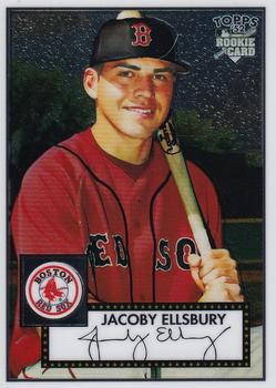 2007 Topps Rookie 1952 Edition - Chrome #TCRC60 Jacoby Ellsbury Front
