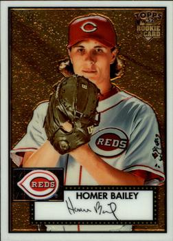 2007 Topps Rookie 1952 Edition - Chrome #TCRC63 Homer Bailey Front