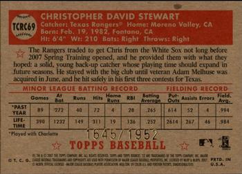 2007 Topps Rookie 1952 Edition - Chrome #TCRC69 Chris Stewart Back
