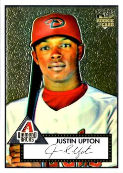2007 Topps Rookie 1952 Edition - Chrome #TCRC94 Justin Upton Front