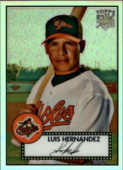 2007 Topps Rookie 1952 Edition - Chrome Refractors #TCRC3 Luis Hernandez Front