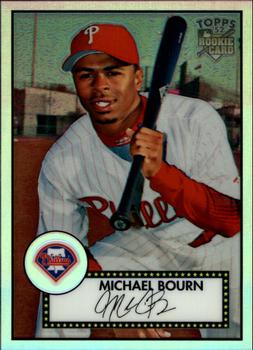 2007 Topps Rookie 1952 Edition - Chrome Refractors #TCRC17 Michael Bourn Front