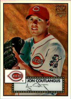 2007 Topps Rookie 1952 Edition - Chrome Refractors #TCRC84 Jon Coutlangus Front