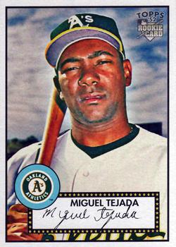 2007 Topps Rookie 1952 Edition - Debut Flashbacks #DF8 Miguel Tejada Front