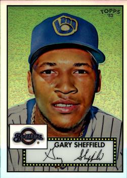 2007 Topps Rookie 1952 Edition - Debut Flashbacks Chrome Refractors #DFC5 Gary Sheffield Front