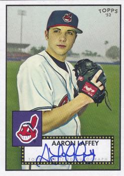 2007 Topps Rookie 1952 Edition - Signatures #52S-ASL Aaron Laffey Front