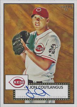 2007 Topps Rookie 1952 Edition - Signatures #52S-JC Jon Coutlangus Front