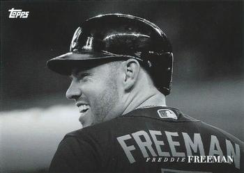 2020 Topps On-Demand Set 4: MLB Black & White #8 Freddie Freeman Front