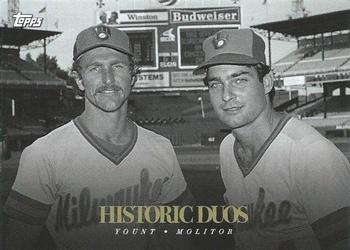 2020 Topps On-Demand Set 4: MLB Black & White - Historical Duos #D-5 Robin Yount / Paul Molitor Front