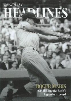 2020 Topps On-Demand Set 4: MLB Black & White - Baseball Headlines #H-5 Roger Maris Front