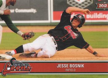 2012 Choice Great Lakes Loons #5 Jesse Bosnik Front